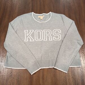 Michael Kors Gray Knit Sweater